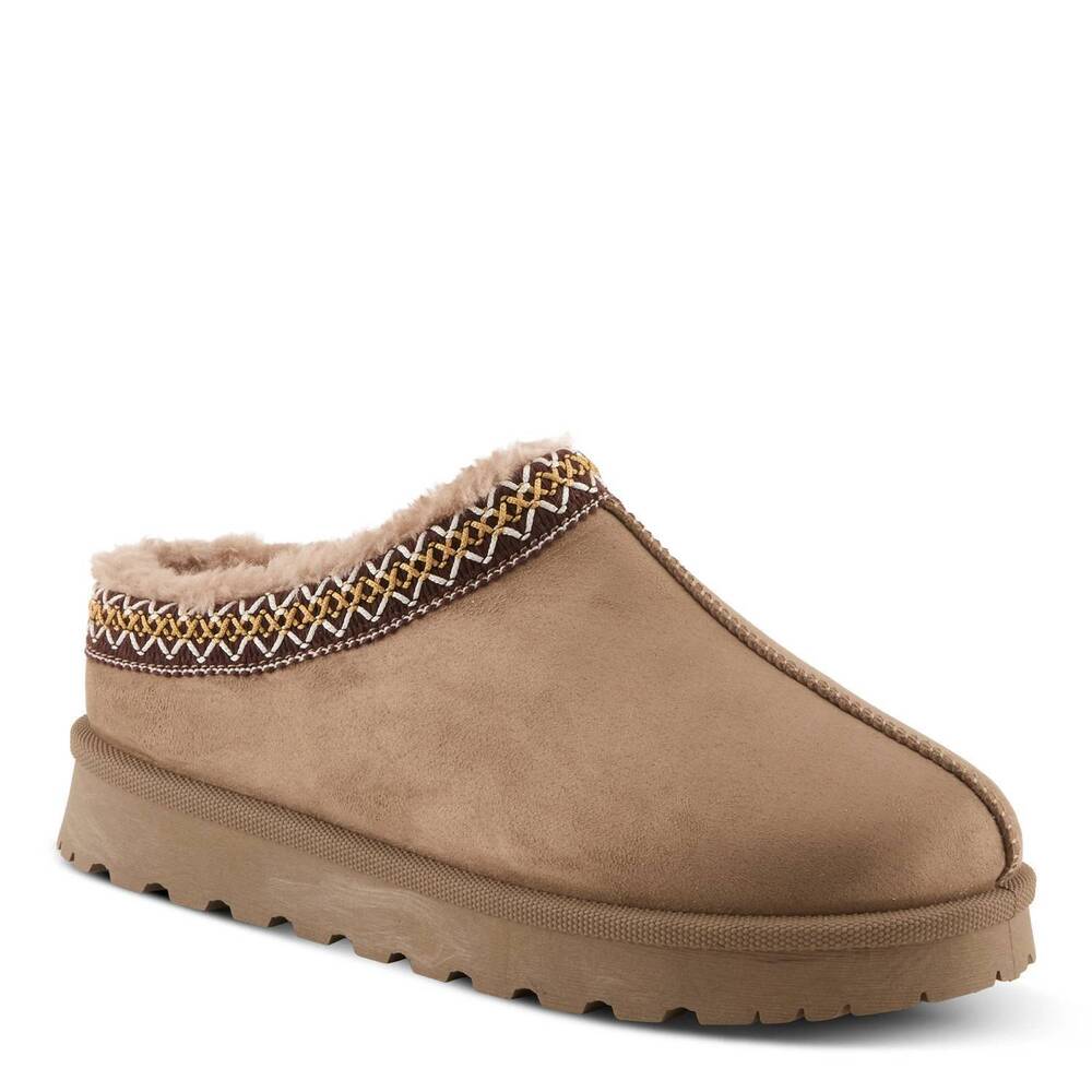NEW FLEXUS women's alexon clog shoe in taupe